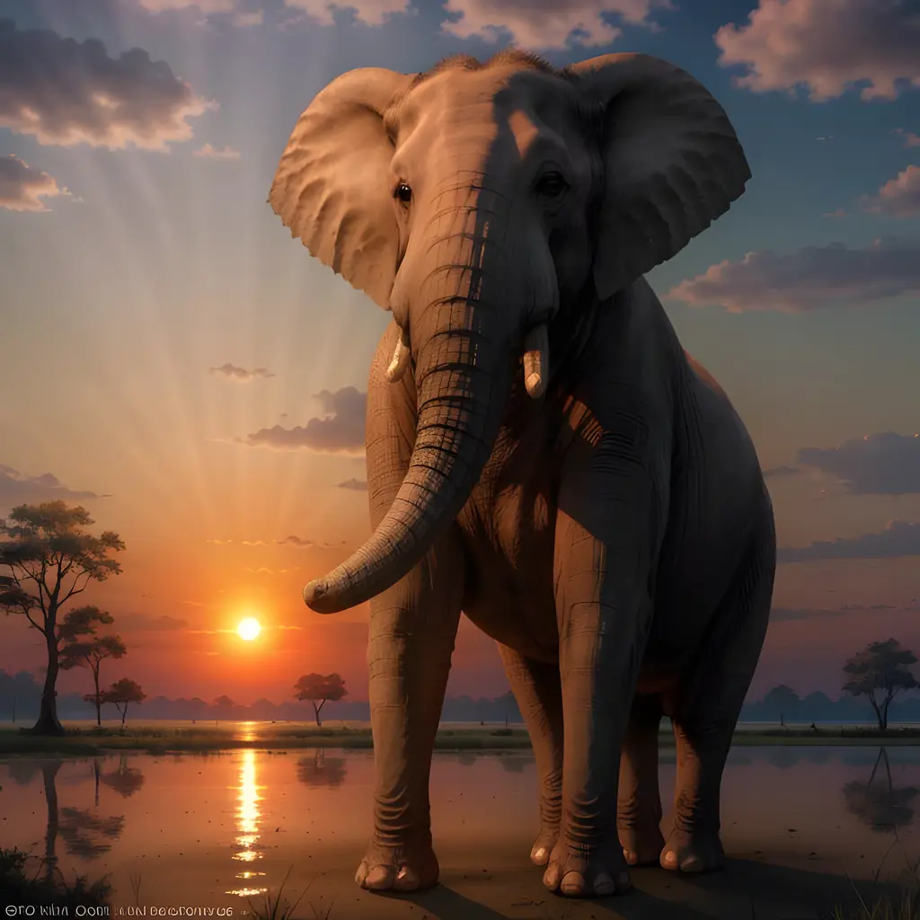 Пример изображения слона